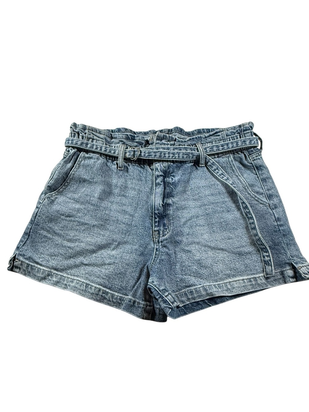 KanCan Paperbag Denim Shorts  with Belt Size 30